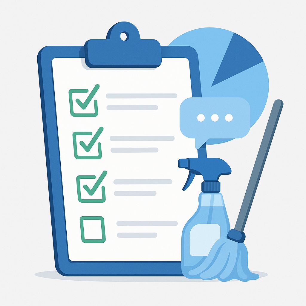 Checkliste in der Reinigung