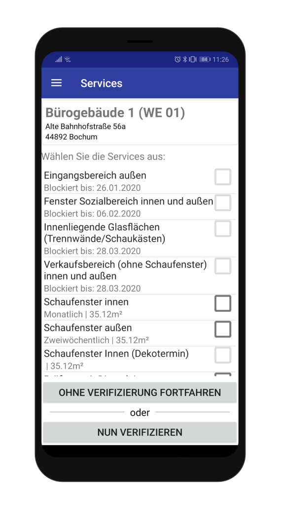iQTrust-App für die mobile Erstellung von Arbeitsscheinen